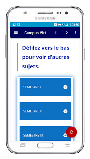 Togo Campus Virtuel Screenshot 1