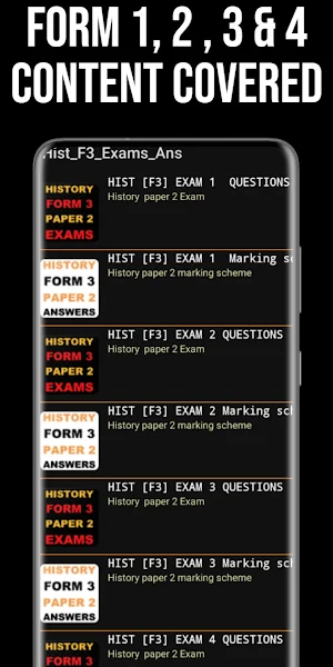 History Form 3 Exams + Answers Screenshot 2