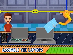 Laptop Maker Factory: PC Repair Master Screenshot 0
