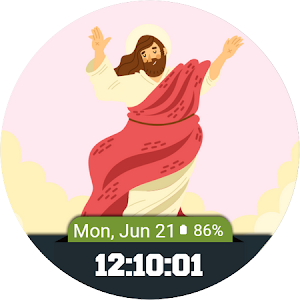 Watch Face Wear OS Jesus Screenshot 2