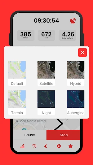 Walking with Map My Walk-Track Screenshot 2