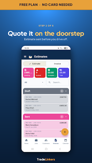TradeLinkers: Jobs & Invoices Screenshot 2