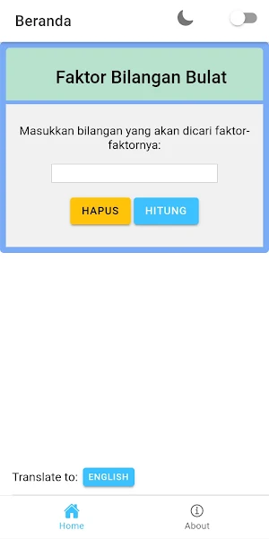 Integer Factor Screenshot 1