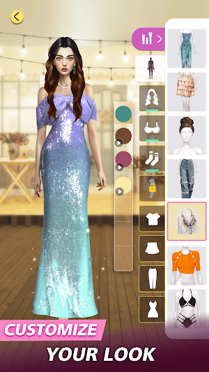 fashion dress up:girl makeover Screenshot 0