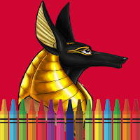 Legend of Anubis Coloring Book