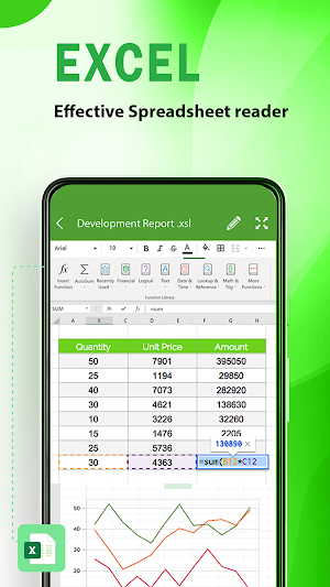 Document Reader - PDF, excel Screenshot 3
