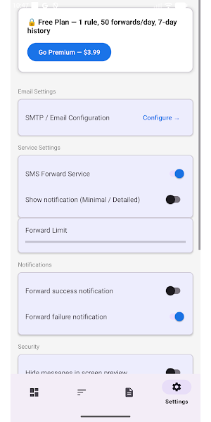 SMS Forward — Sync to Email Screenshot 3