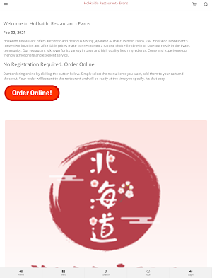 Hokkaido Restaurant - Evans Screenshot 2