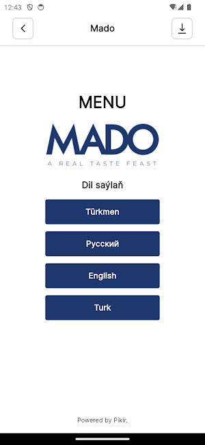 Pikir Menu Screenshot 2