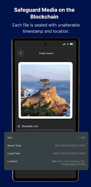 Truest: Snap, Secure, Share Screenshot 1