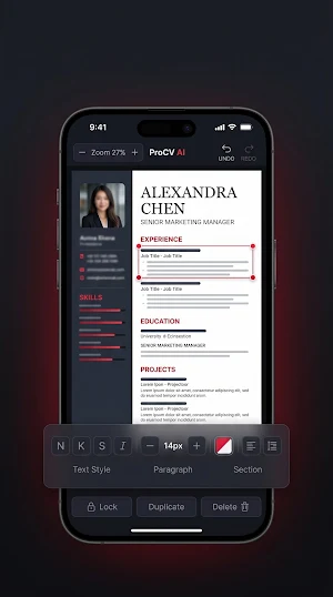 ProCvAI: CV Maker & AI Resume Screenshot 2