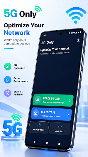 5G Only Network Mode : Force Screenshot 0