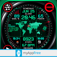 INTEL HUD animated watch face