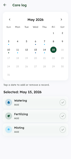 My Plant Reminder - Watering Screenshot 2