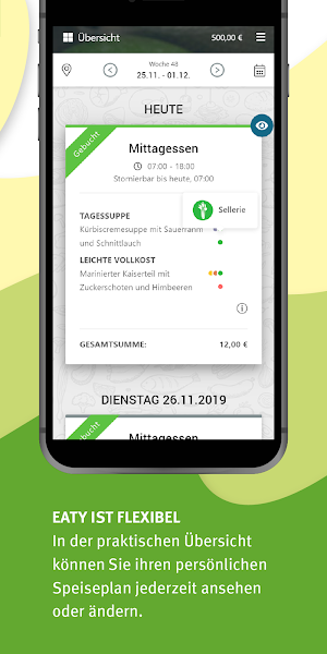 EATY – Das digitale Food-Management Screenshot 3