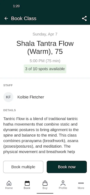 Shala Living Yoga Screenshot 2