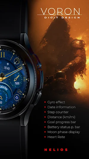 Voron Helios Analog Watch Face Screenshot 1