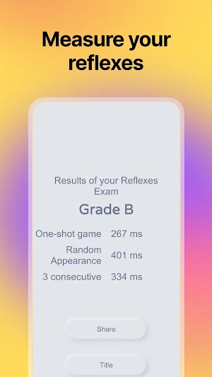 Reflexes Exam Screenshot 0