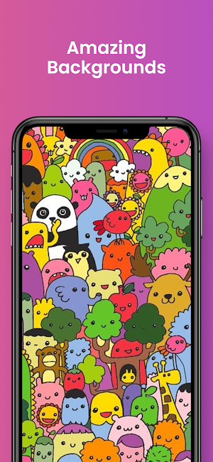 Cute Doodle Art Wallpaper Screenshot 1