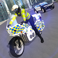 Police Bike Chase City Driving