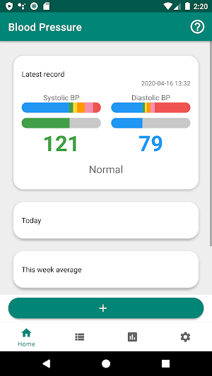 Blood Pressure Screenshot 0