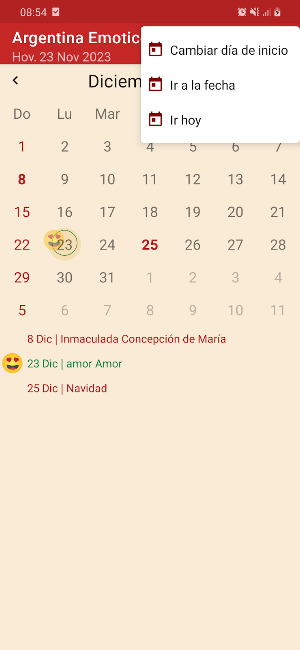 Argentina Calendario - Emoji Screenshot 3