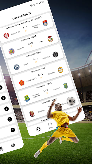 Live football TV HD Streaming Screenshot 1