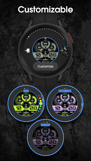 PRADO X143 Digital Watch Face Screenshot 3
