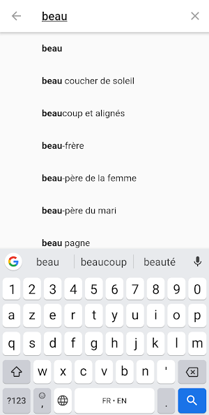 Dictionnaire Fongbé-Français Screenshot 0