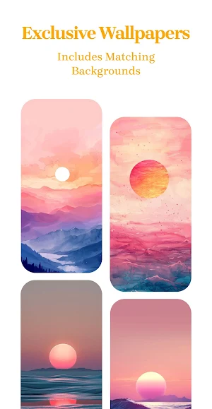 Vertical Sunrise Icon Pack Screenshot 3