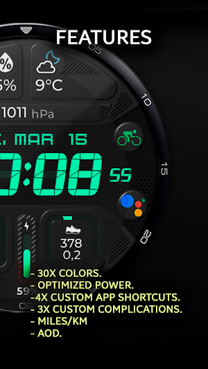 Chester Electronics watch face Screenshot 2