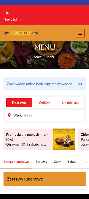 Curry House Warszawa Screenshot 0