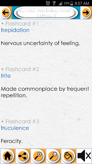 NLN PAX Vocabulary Exam Prep Screenshot 1