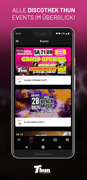 Discothek Thun Screenshot 1