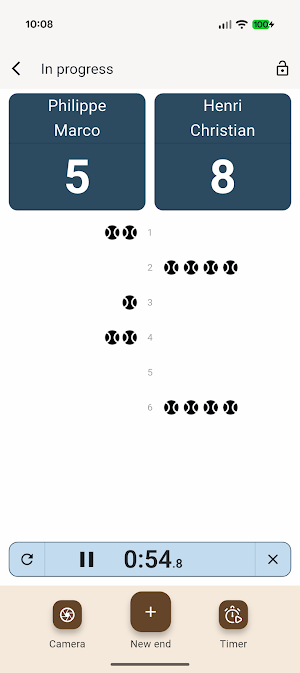 Petanque Score Keeper Screenshot 0