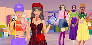 Student girl dress up Screenshot 0