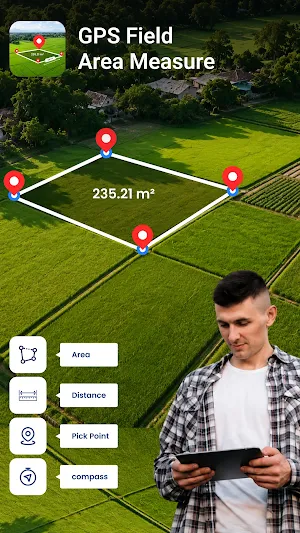 GPS Field Area Measure Screenshot 0