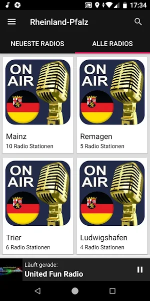 Radios aus Rheinland-Pfalz Screenshot 3