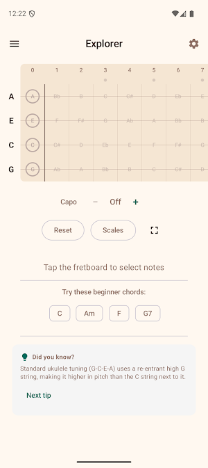 Ukulele Companion Screenshot 0