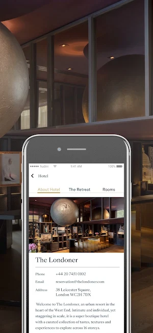 The Londoner Hotel Screenshot 0