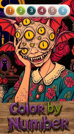 Monster Color by Number Screenshot 3