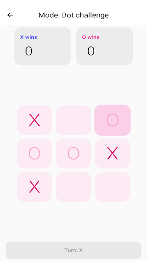 Minimal Tic Tac Toe Screenshot 2
