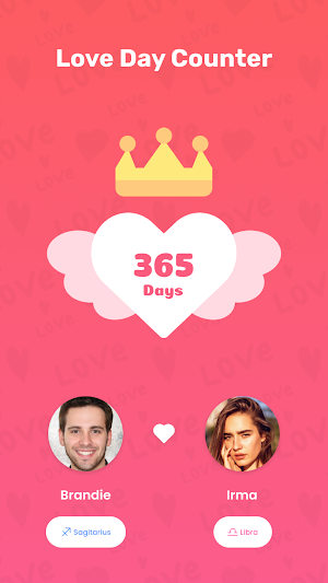 Love Test, Counter: Couple App Screenshot 1