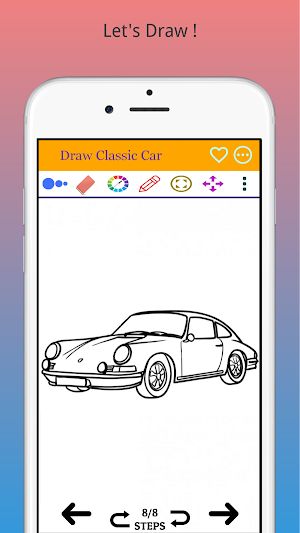 How to Draw Retro Cars Easily Screenshot 3