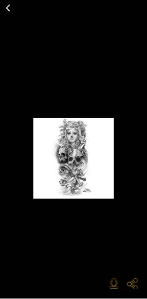 black and grey tattoo Screenshot 0