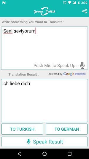 German Turkish Translator Screenshot 0