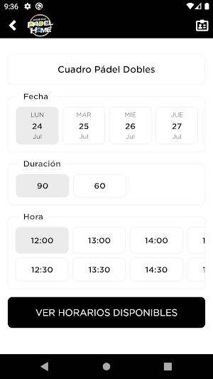 Chiriqui Padel Home Screenshot 3