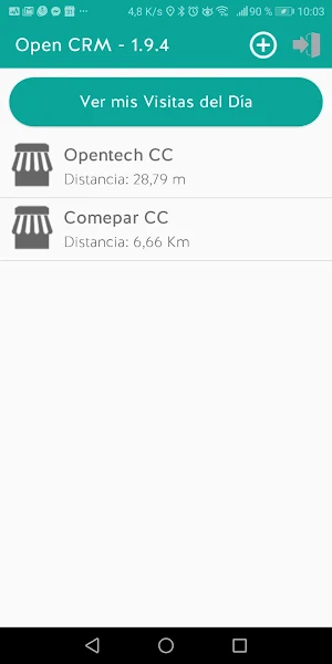 COMEPAR Visitas Screenshot 1