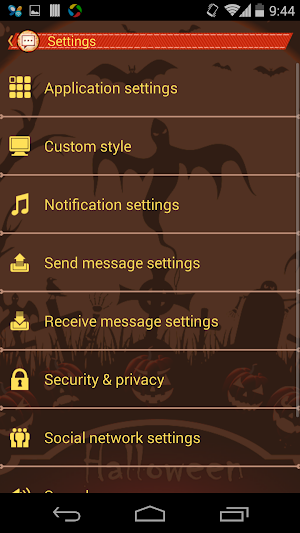 Handcent 6 (Halloween 2013) Screenshot 3