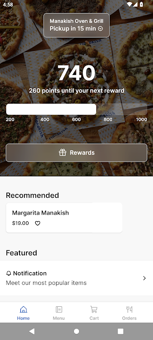 Manakish Oven & Grill Screenshot 0